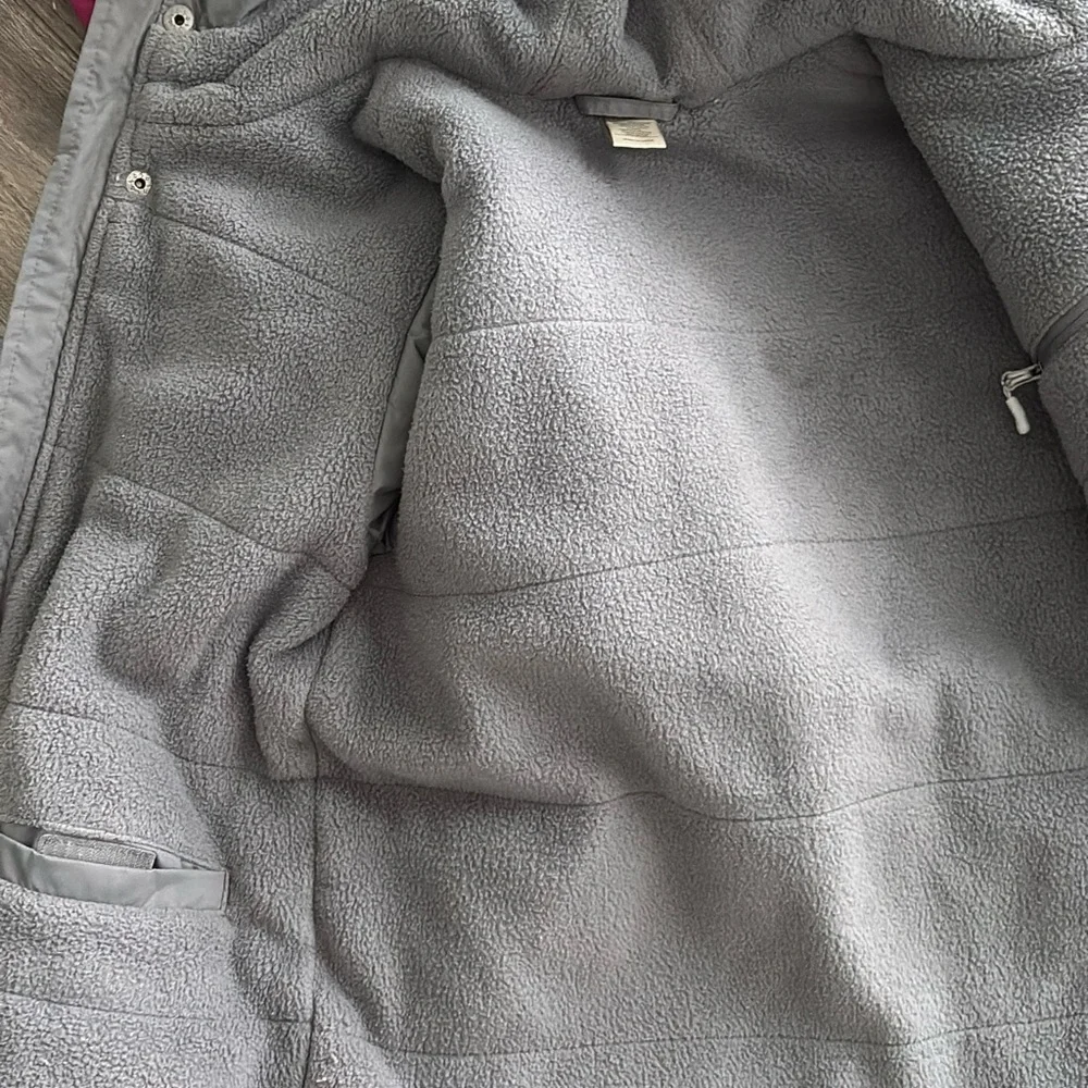 REI gray and pink winter jacket small size 8
